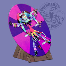 Load image into Gallery viewer, Fizzarolli knife throw standee PREORDER
