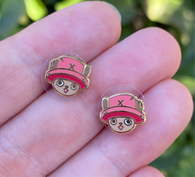 Load image into Gallery viewer, Chopper mini-pins and earrings
