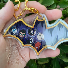Load image into Gallery viewer, Batfamily Shaker Keychain
