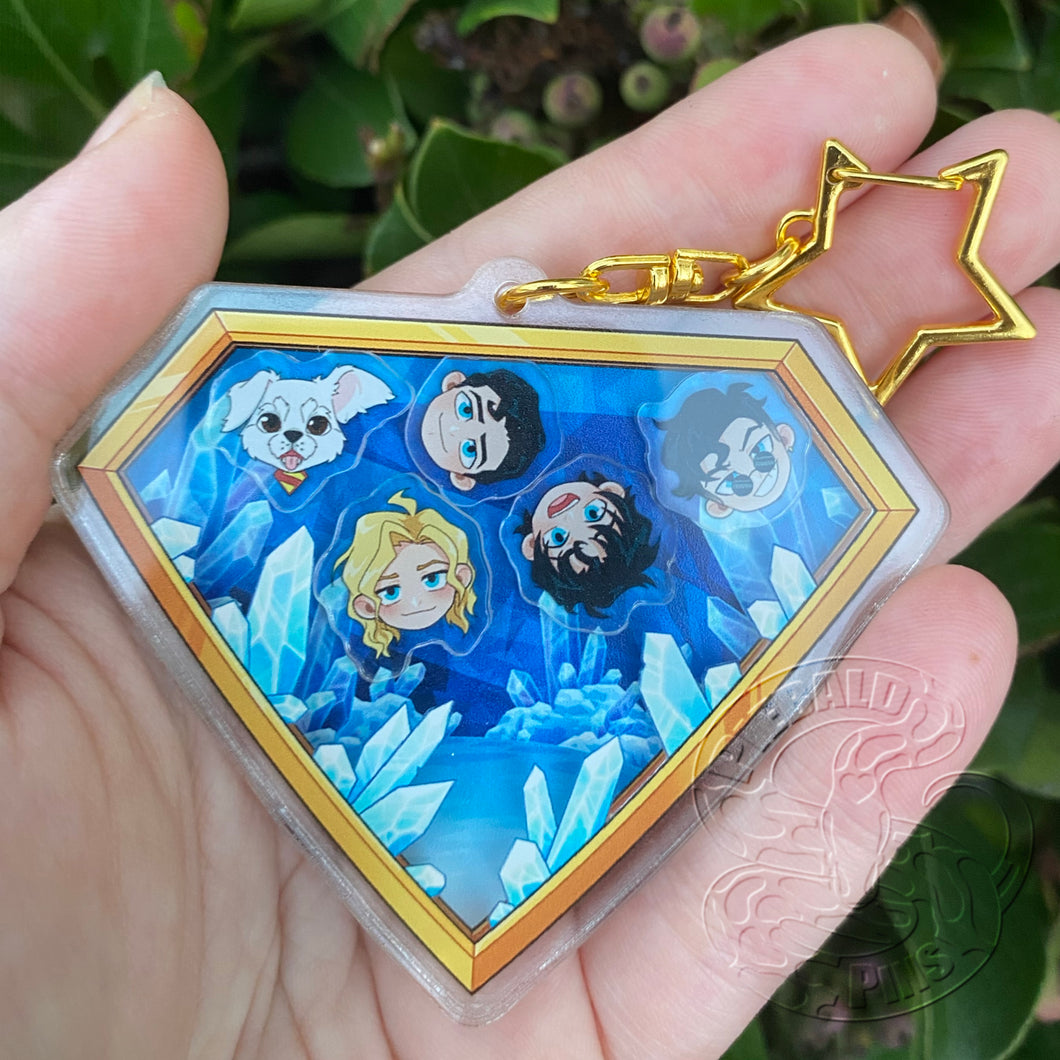 Superfam Shaker Keychain